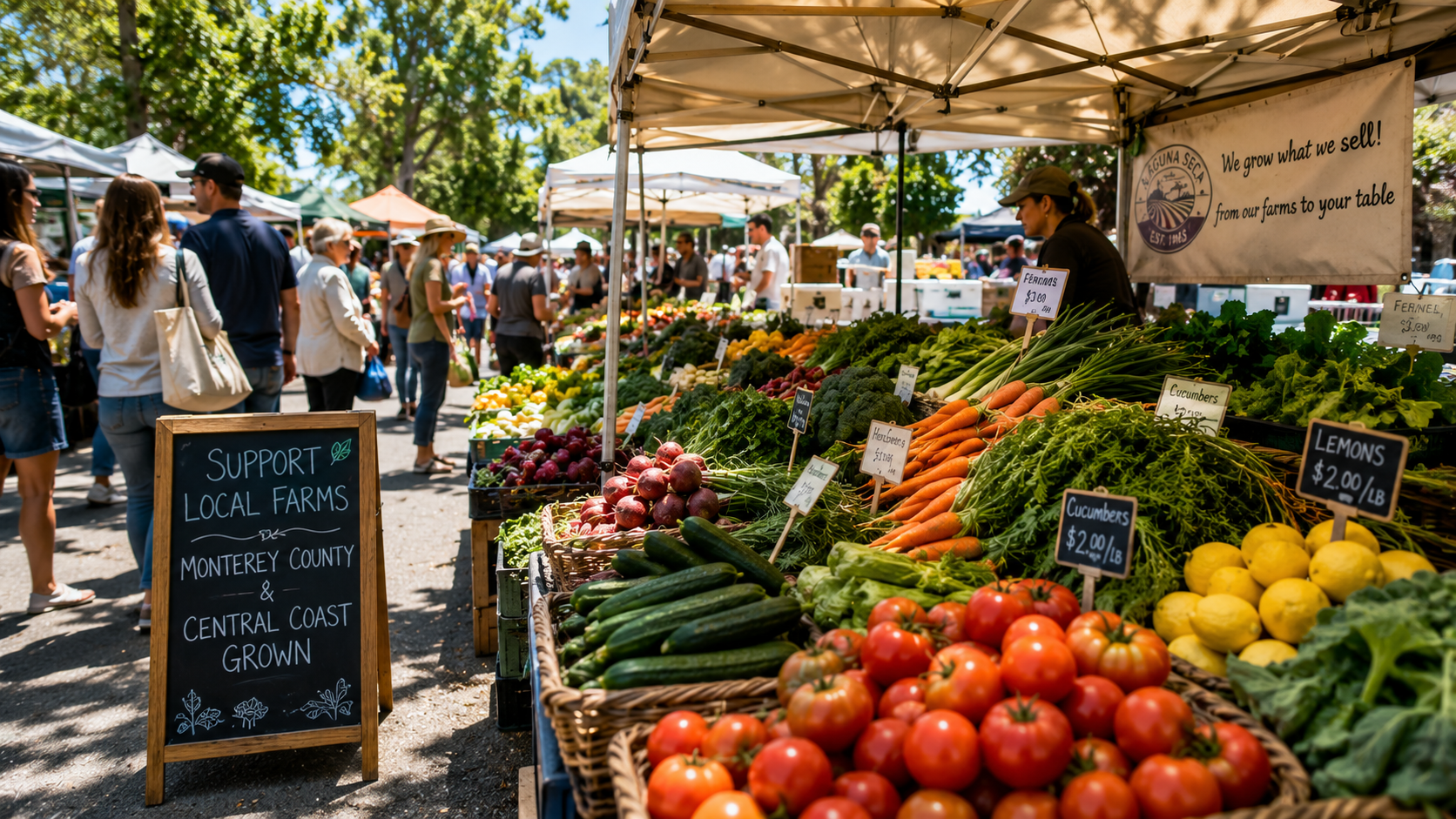 Summer markets highlight produce grown across Monterey County
